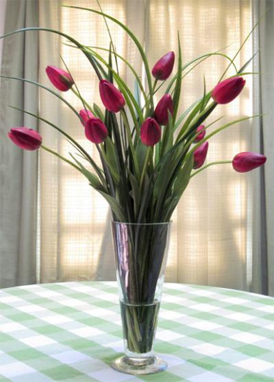 French Tulips In Red